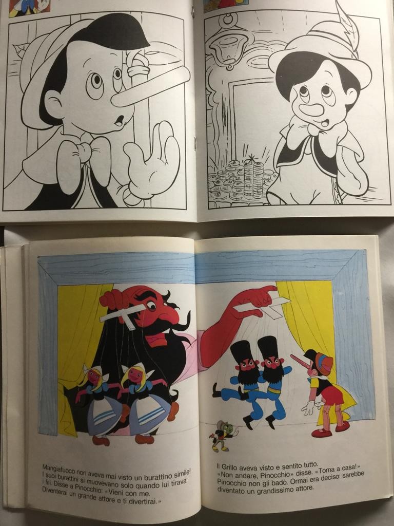PINOCCHIO Imparo a leggere con Topolino & PINOCCHIO Storie Colorare Walt  Disney - PNC815