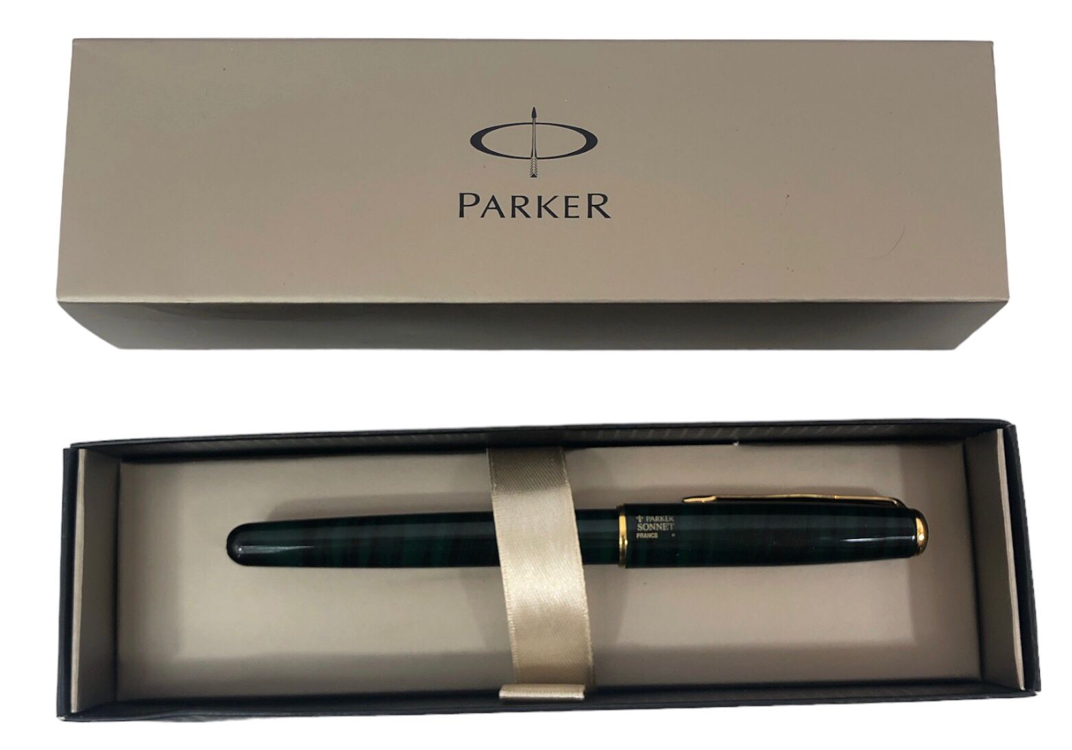 Penna Stilografica Parker Sonnet Lacca Marmorizzata Verde +