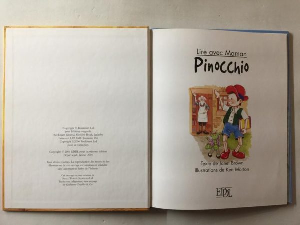 Pinocchio Lire avec Maman Illustrations Ken Morton EDDL 2001  - PNC598 - immagine 3