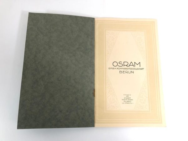 Libro Osram G.M.B.H. Kommanditgesellscaft Berlin 1922 Milano - AUC3292 - immagine 3