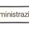Cartello Vintage in Plastica Amministrazione - AUC3354
