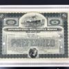 Certificato Azionario International Mercantile Marine Company 1925 - AUC3539 - immagine 2