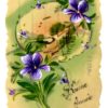 Cartolina Augurale in Celluloide Primi 900 CPA Fantaisie - CRT21