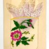 Cartolina Augurale Ricamata a Mano Primi 900 CPA Fantasie - CRT62