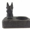 Posacenere Scolpito in Legno a Forma di Cane - AUC522