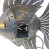 Portacandela Pesce in Lamiera Lavorata a Mano + Base - AUC3728 - immagine 4