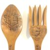 Posate in Legno Forchetta e Cucchiaio 70cm  - AUC2813 - immagine 2