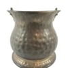 Vaso con Manico Battuto a Mano Silver Plate - AUC2933 - immagine 3