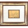 Quadro su Foglia Oro 22Kt Firmato Gemma Cornice in Legno - AUC3060