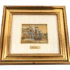 Quadro su Foglia Oro Raffigurante Porta San Paolo Firmato T.Leucci - AUC3063