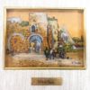 Quadro su Foglia Oro Raffigurante Porta San Paolo Firmato T.Leucci - AUC3063 - immagine 2