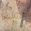 Quadro Carboncino Raffigurante Volto di Donna Firmato - AUC3067 - immagine 3