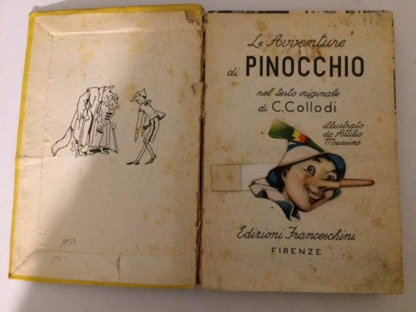 Libro Pinocchio C. Collodi Edizioni Franceschini 1951 - PNC43 - immagine 3