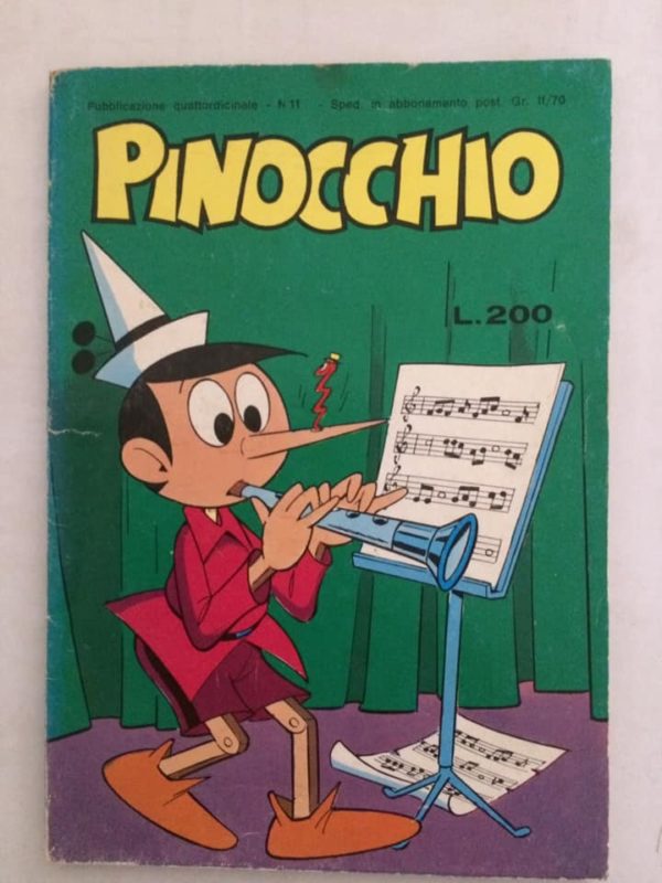 Fumetto Pinocchio Pubblicazione Quattordicinale N. 11 Edizione Metro Agosto 1974 - PNC127