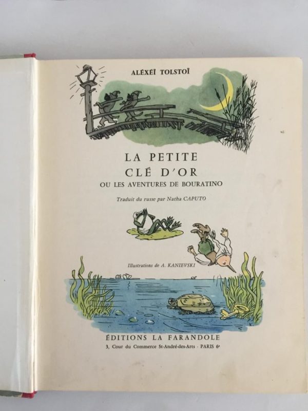 La Petite Cle' D'Or Alexei Tolstoi Editions La Farandole 1956 - PNC367 - immagine 3