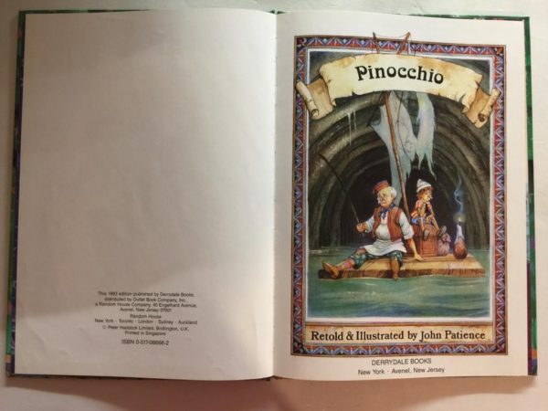 Pinocchio Illustrated by John Patience Once Upon a Storytime Series 1993 - PNC532 - immagine 3