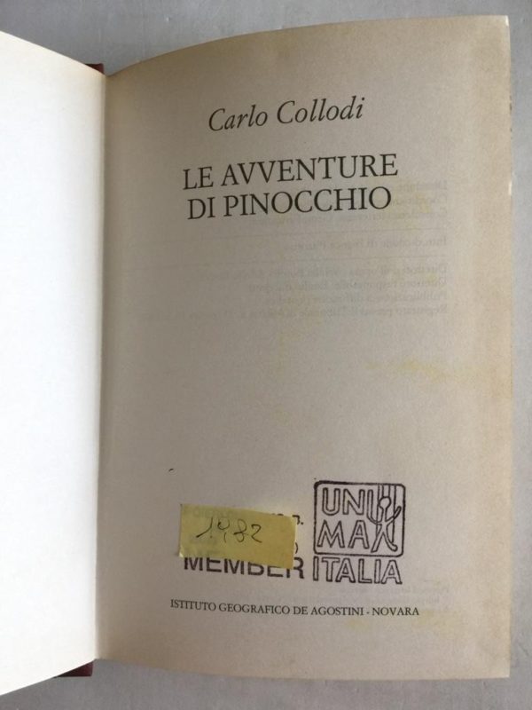 Le Avventure di Pinocchio Collodi Istituto Geografico De Agostini Novara 1982 - PNC670 - immagine 3