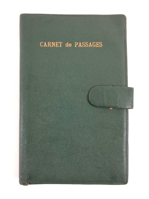 Porta Documenti Carnet de Passages Vintage Verde - AUC2906