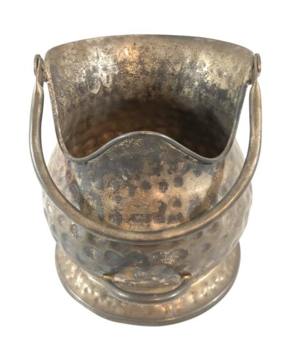 Vaso con Manico Battuto a Mano Silver Plate - AUC2933