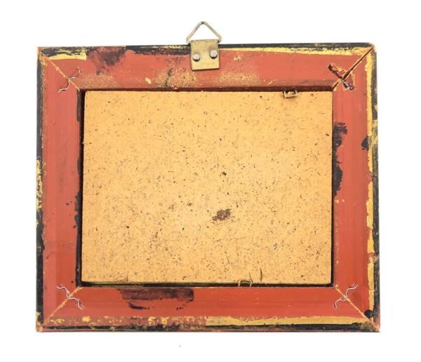 Quadro su Foglia Oro Raffigurante Paesaggio Firmato Tres Cornice in Legno - AUC3051 - immagine 2