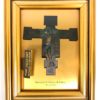 Quadro Crocifisso Serigrafia su Riporto in Oro 999/000 - AUC3927 - immagine 2