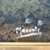 Quadro Olio su Tavola Manente Paesaggio Cornice in Legno - AUC3834 - immagine 3