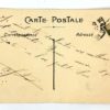 Cartolina Augurale Ricamata a Mano Primi 900 CPA Fantasie - CRT79 - immagine 2