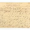 Cartolina Augurale Ricamata a Mano Primi 900 CPA Fantasie - CRT86 - immagine 2