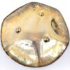 Piatto Decorativo in Metallo con Fiore - AUC4044 - immagine 4