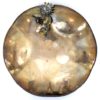Piatto Decorativo in Metallo con Fiore - AUC4044 - immagine 2