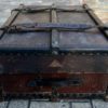 Baule Valigia da Viaggio Antico in Pelle e Legno - AUR734 - immagine 2