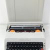 Macchina da Scrivere Olivetti Valentine Bianca + Custodia Originale - AUC4703