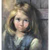 Quadro Stampa su Legno Raffigurante Bambina che Piange - AUC4933
