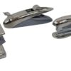 Cancelleria da Scrivania Metallo 3 PZ Pinzatrice + Dispenser Scotch + Buca Fogli - ANC1267 - immagine 2