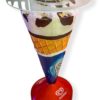 Tavolino Cornetto Algida 115cm - AUR799