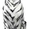 Statua Scultura Tigre Bianca in Ceramica 90cm - AUR812