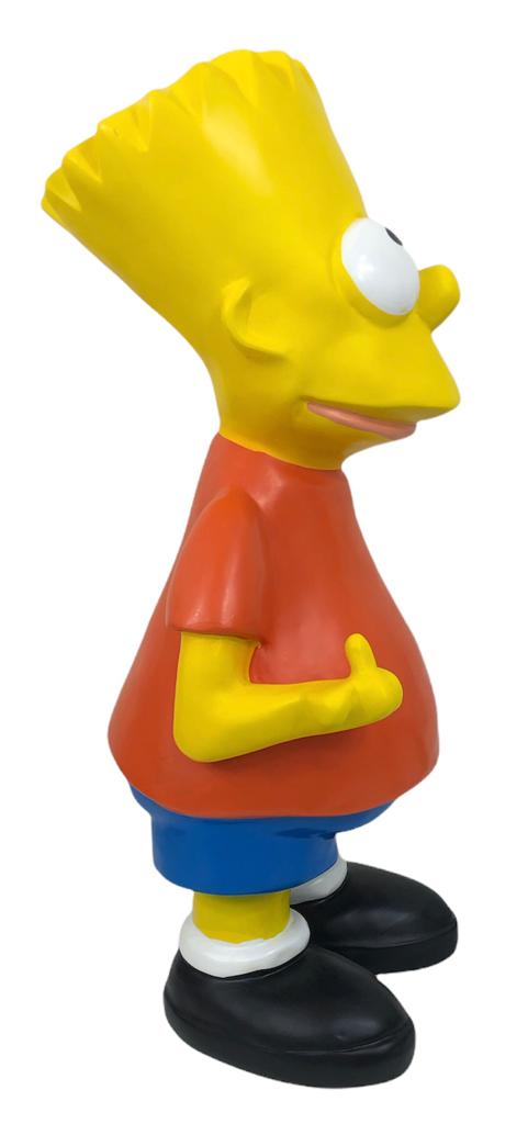 Statua Scultura Bart Simpson The Simpson in Resina 60cm - AUR1048 - immagine 2