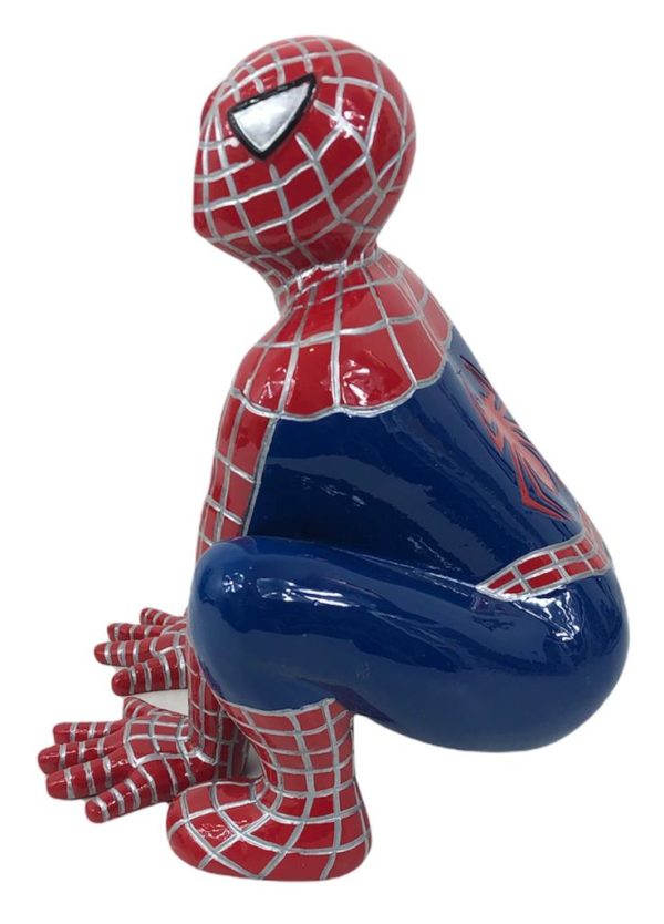 Statua Scultura Spiderman in Resina 30cm - AUR1052 - immagine 2