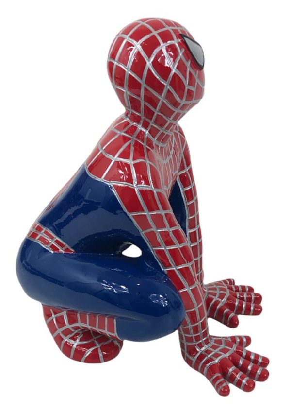 Statua Scultura Spiderman in Resina 30cm - AUR1052 - immagine 3