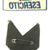 Spilla Toppa Esercito Vintage in Tessuto 2 PZ - AUC5196 - immagine 2