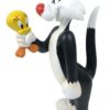 Statua Scultura Gatto Silvestro e Titti in Resina 50cm - AUR1054 - immagine 3