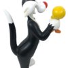 Statua Scultura Gatto Silvestro e Titti in Resina 50cm - AUR1054 - immagine 2