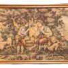 Quadro Arazzo Scena Campestre Cornice in Legno - AUR873