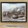 Quadro Gondole a Venezia Alfredo Zecca su Argento - AUC5426 - immagine 2