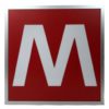 Insegna Luminosa Metropolitana Metro 55cm - AUC5396 - immagine 2
