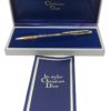 Penna Biro Christian Dior Dorata + Custodia - AUC5457