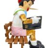 Statua Scultura Pinocchio in Resina con Panchina in Legno - AUR898 - immagine 3