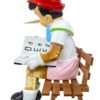 Statua Scultura Pinocchio in Resina con Panchina in Legno - AUR898 - immagine 2