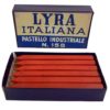 Pastelli Colarti Vintage Lyra Italiana Pastello Industriale N.158 Rosso 12PZ - AUC5648