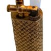 Accendino Dunhill Argento Massiccio Dorato 6,5 cm + Custodia  - AUC5742 - immagine 2